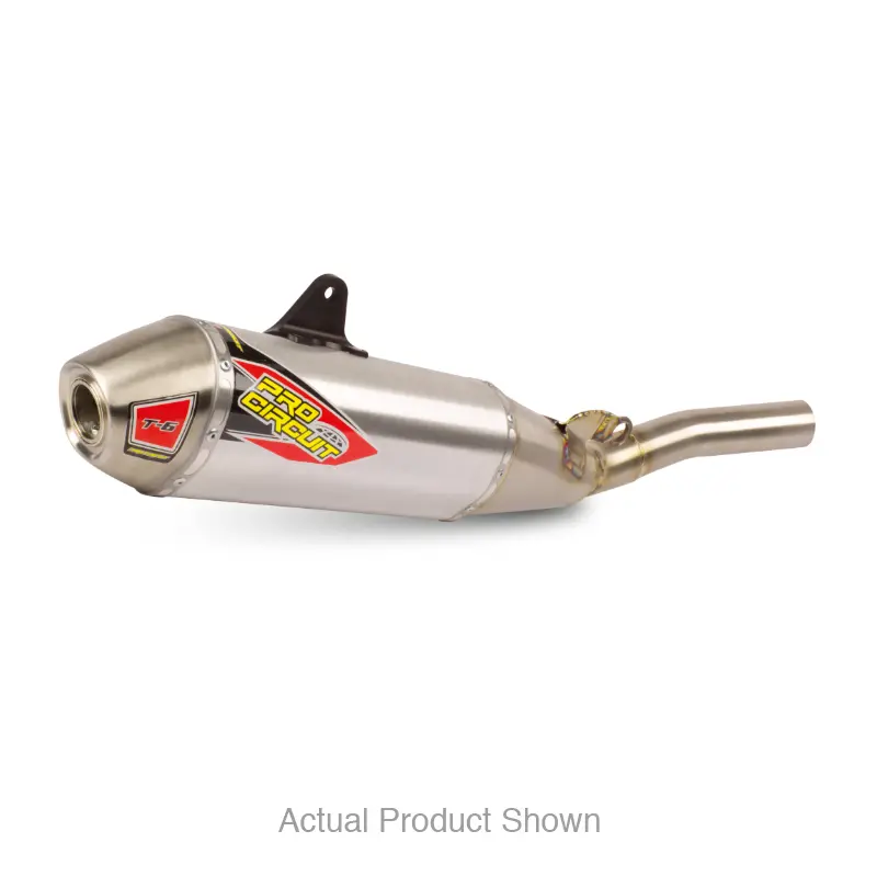 T-6 STAINLESS SLIP-ON W/REMOVABLE SPARK ARRESTOR, YZ450F 2026